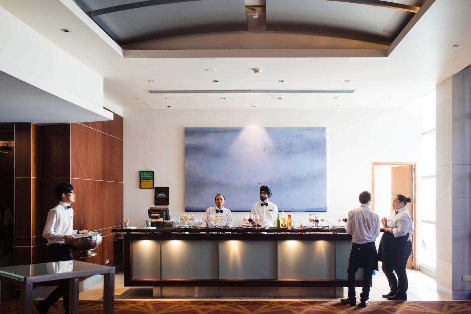 Pullman Auckland event prep.