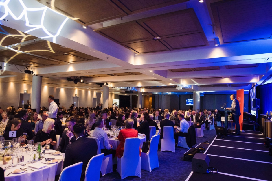 Hilton Auckland gala dinner event.