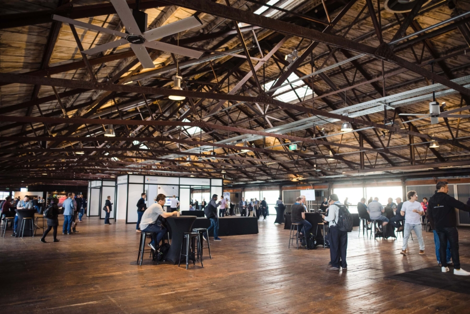 Event on top floor at Auckland's Shed 10.