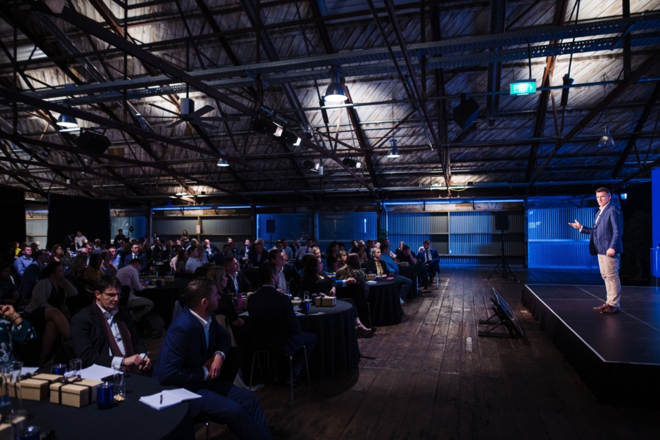 Conference held at Auckland's Shed 10.