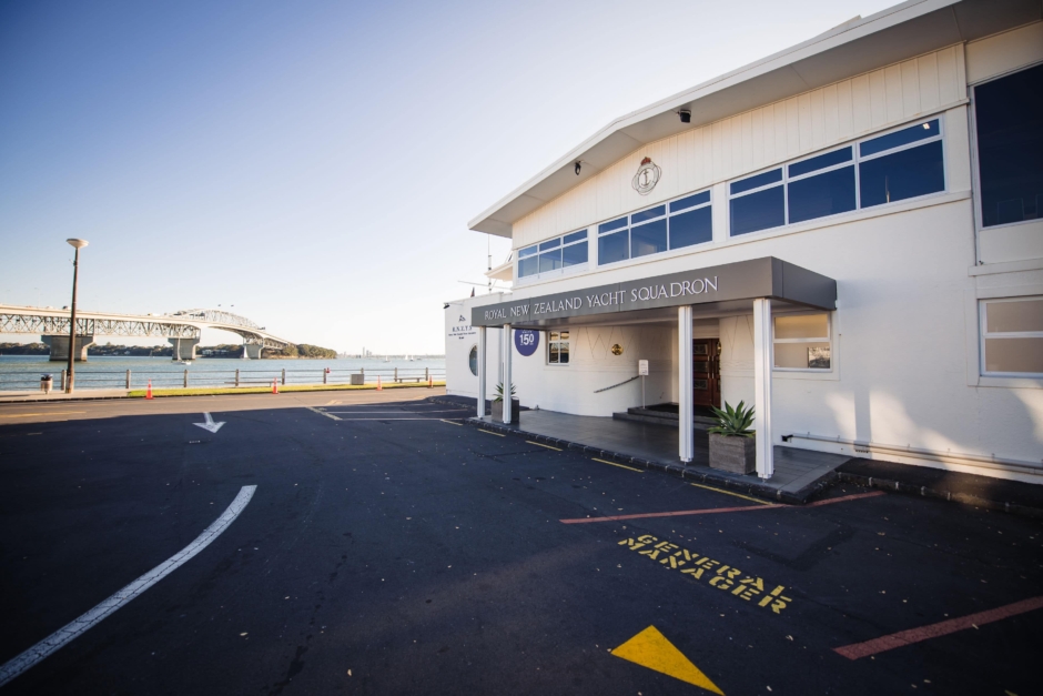 The Royal New Zealand Yacht Squadron events venue.