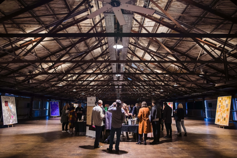 Art of wine wine tasting exhibition held at Auckland's Shed 10