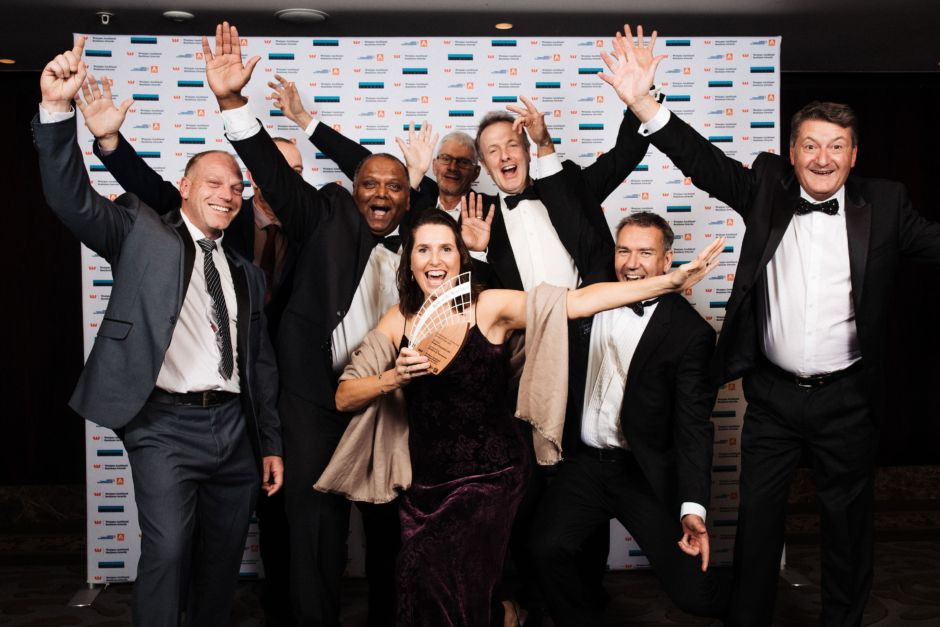 Winners at the Westpac Auckland Business awards held at the Cordis Hotel