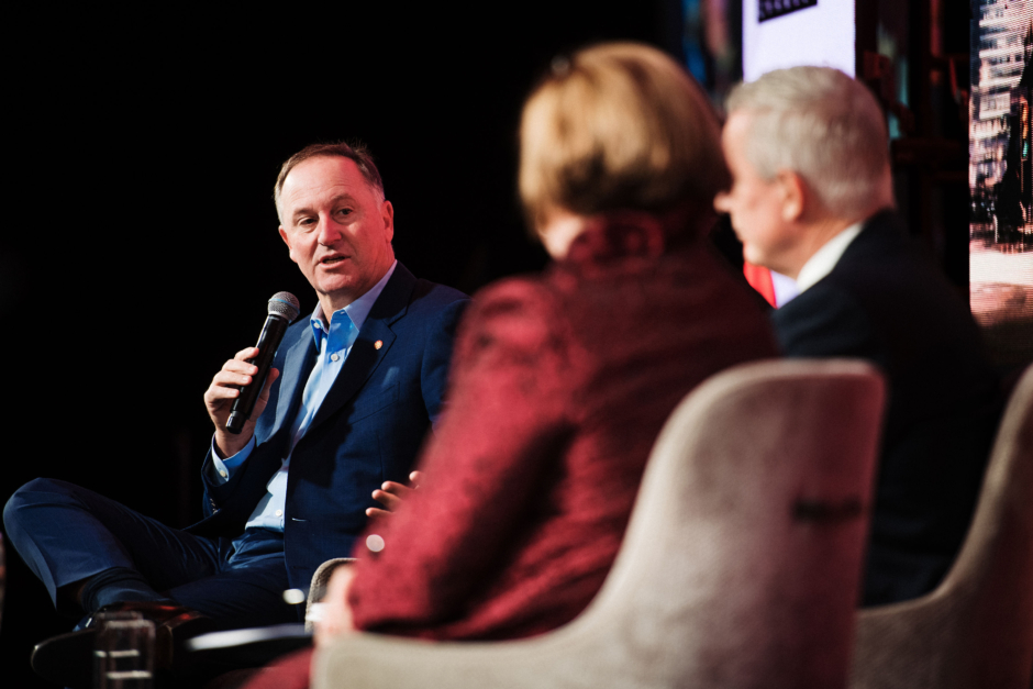 Cordis, Auckland event photography. John Key as panelist at China Business summit. 