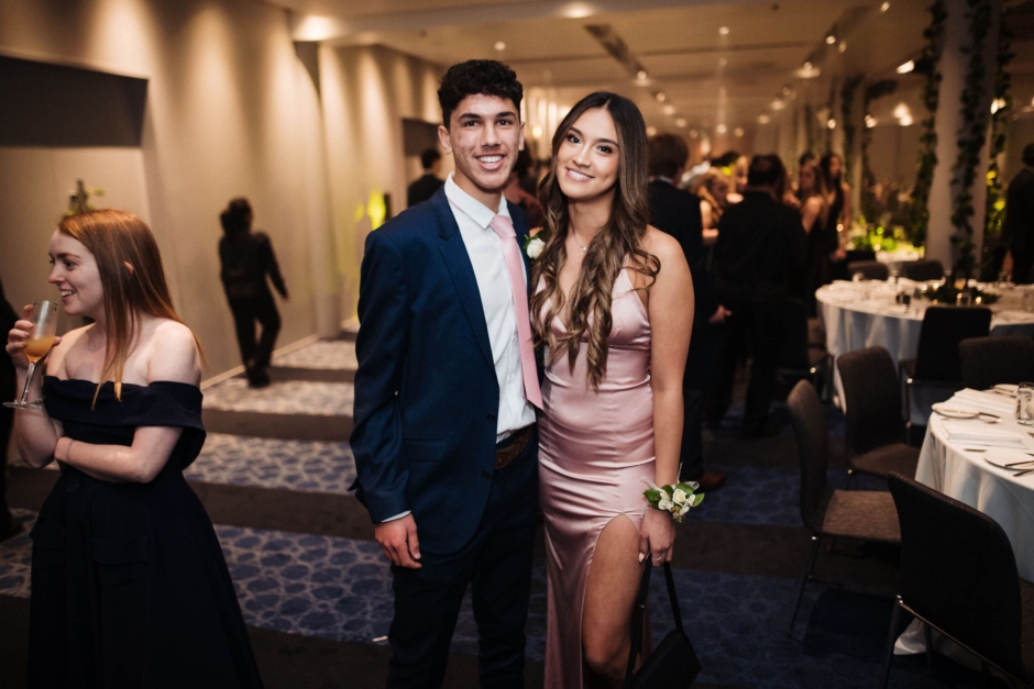 Formal dress at Hilton Auckland school ball