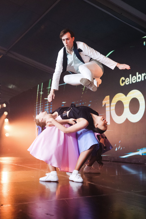 100 year celebration dancers